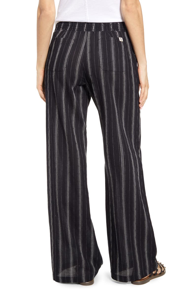 Billabong New Waves Stripe Wide Leg Pants, Alternate, color, 