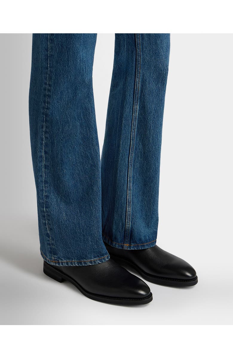 Bally Scribe Un Bootie in Grained Leather, Alternate, color, Black