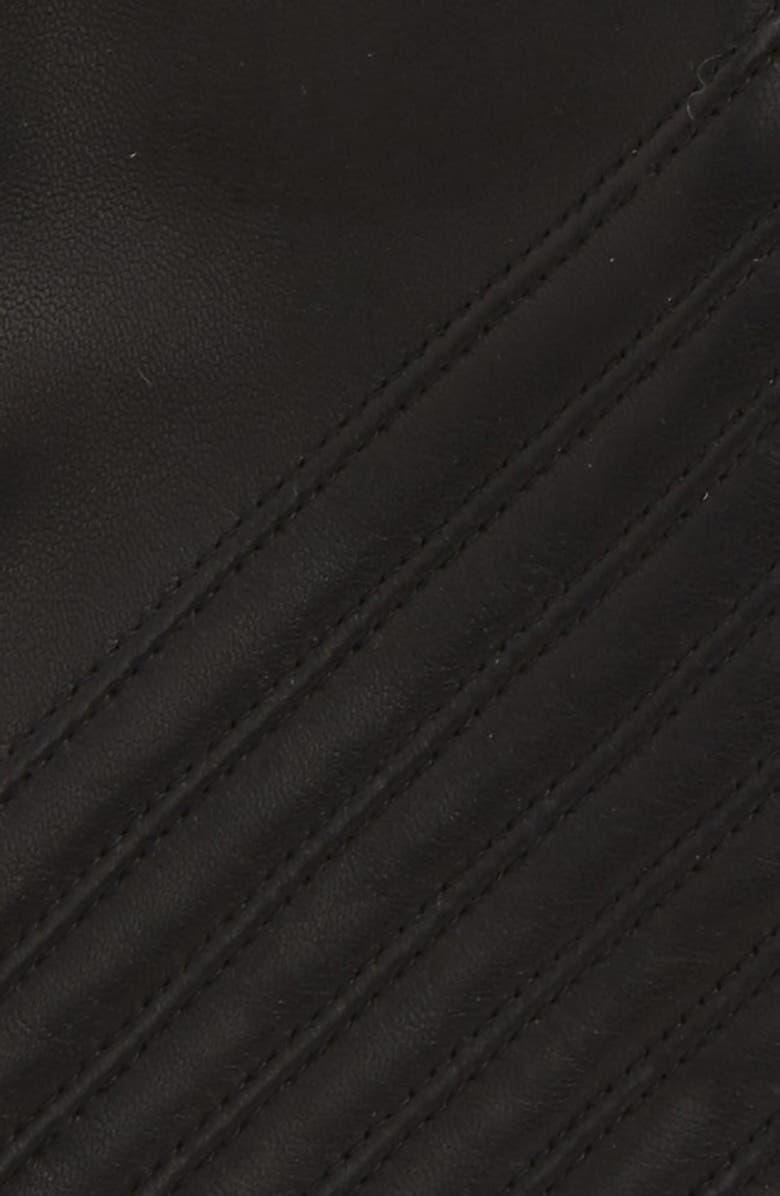 rag & bone Slant Leather Gloves, Alternate, color, 