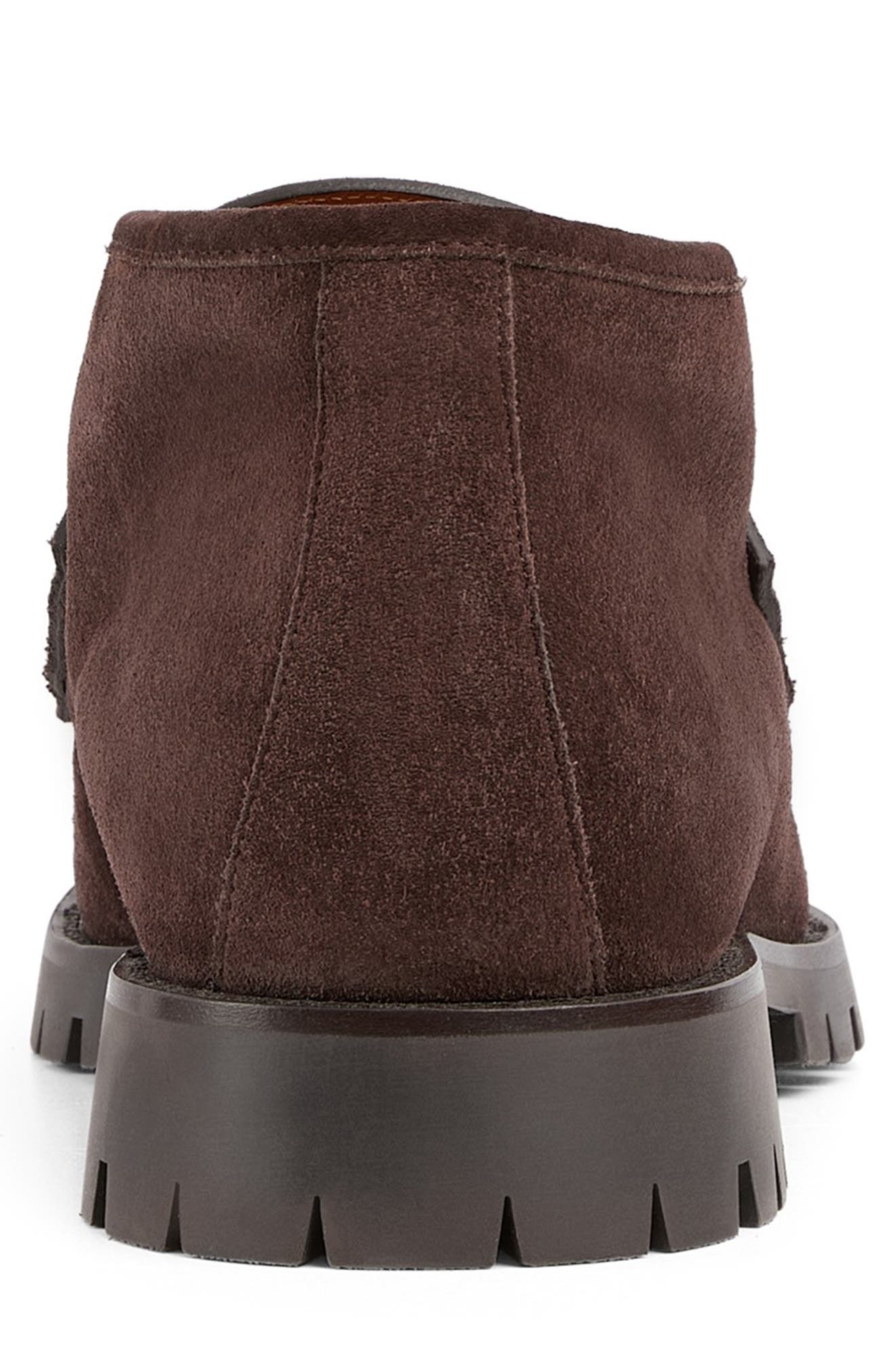 Gucci Sylke Loafer Boot, Alternate, color, Night Cocoa X Malaga