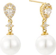 Untamed Petals Melody Pearl Drop Earrings