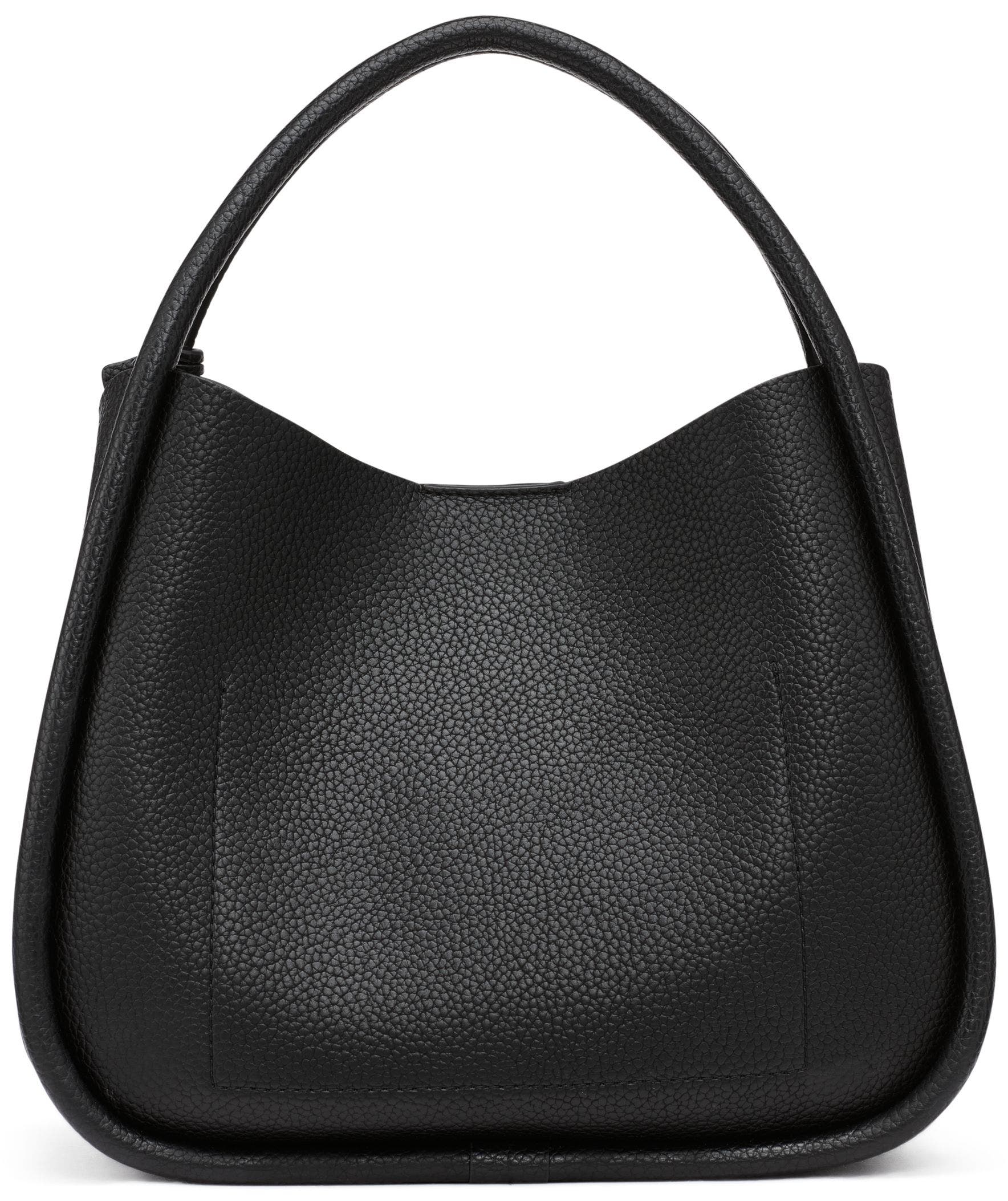 CAPRI MD HOBO, Alternate, color, BLACK/ SILV