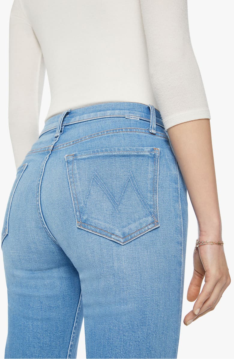 MOTHER The Tomcat High Waist Crop Straight Leg Jeans, Alternate, color, 