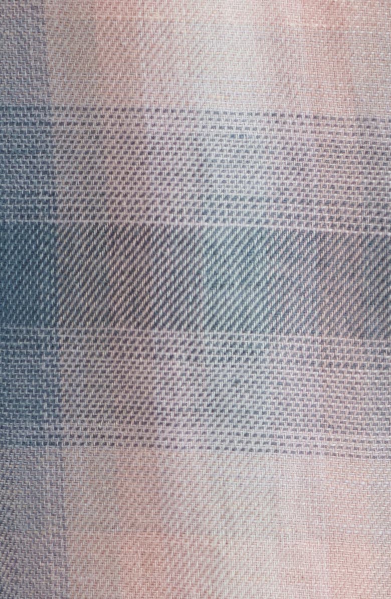 Corridor Bethany Plaid Linen & Cotton Button-Up Shirt, Alternate, color, Blue