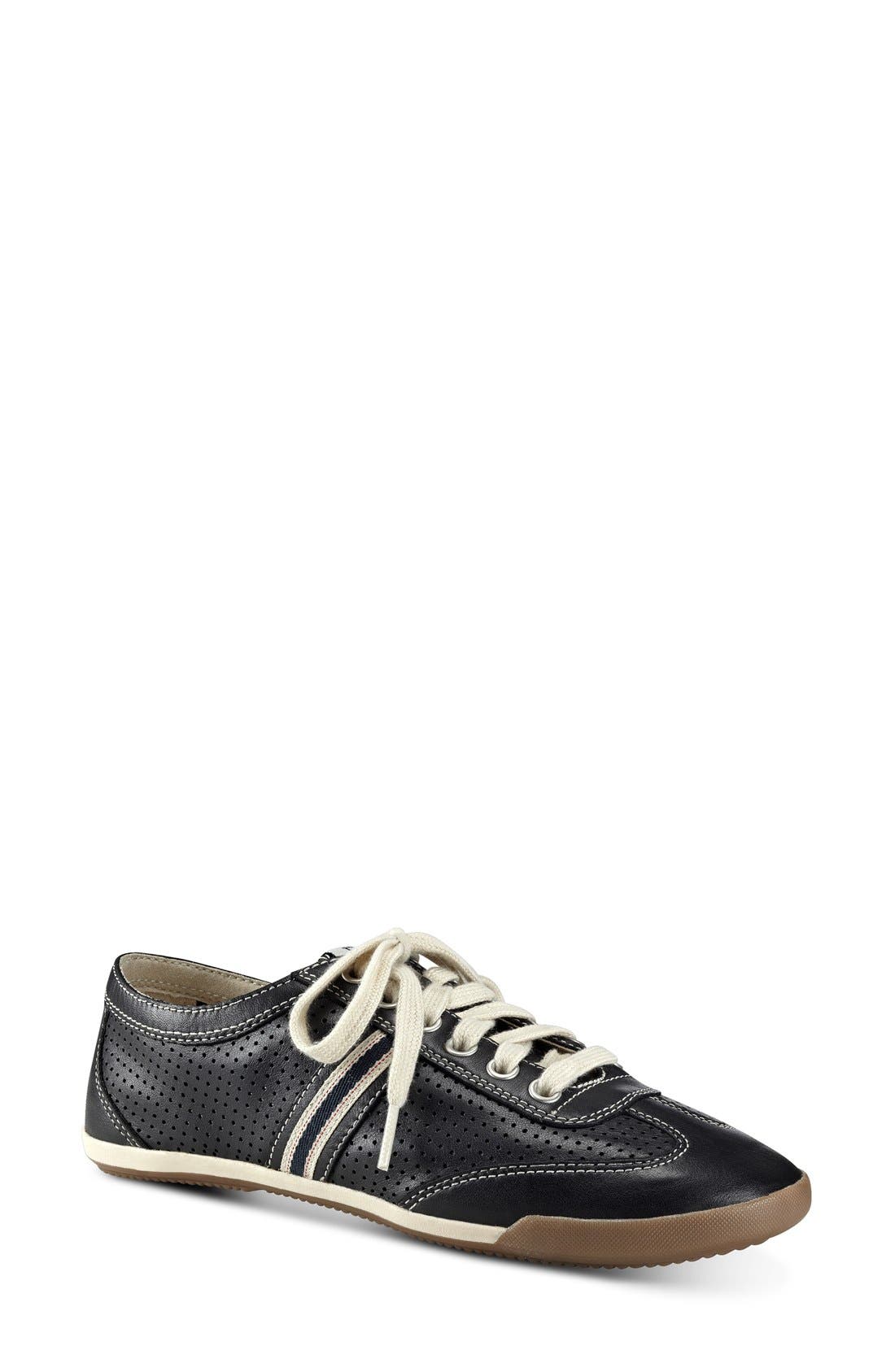 'Escondido' Sneaker, Main, color, BLACK LEATHER