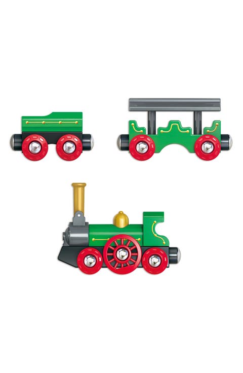 Retro Steam Train with Lights & Sounds Playset