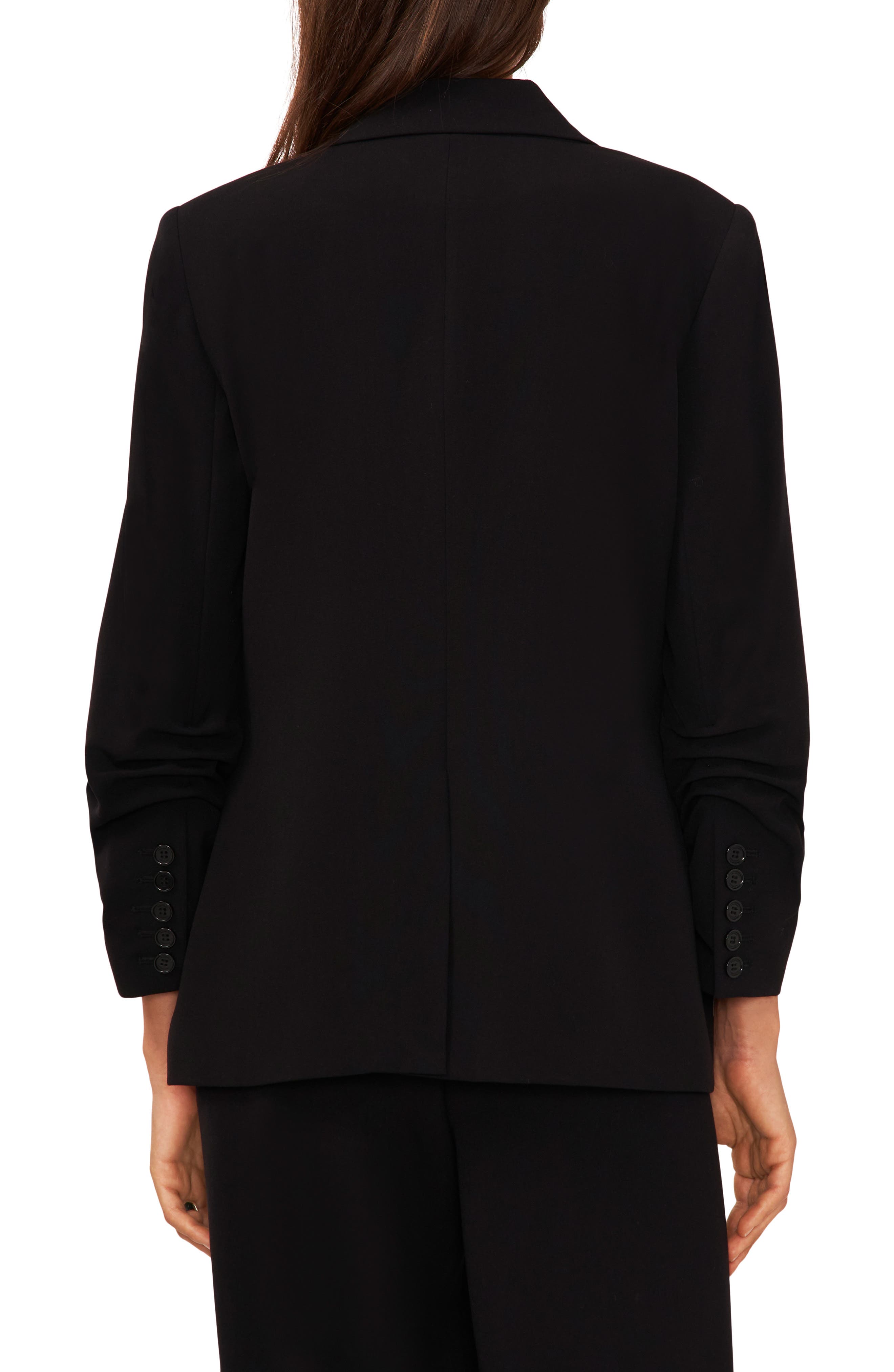 Scrunch Sleeve Double Breasted Blazer - image 2
