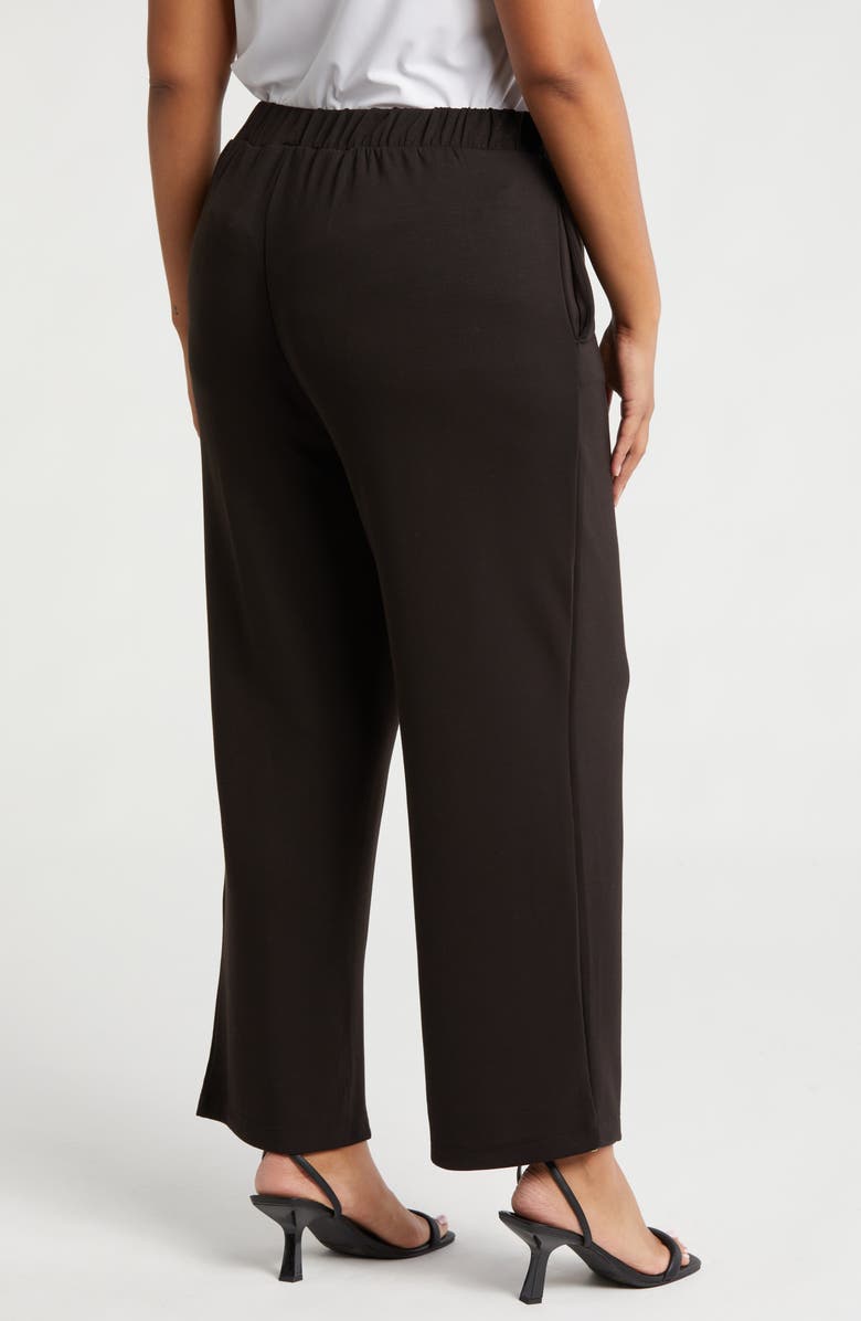 T Tahari Scuba Wide Leg Pants, Alternate, color,