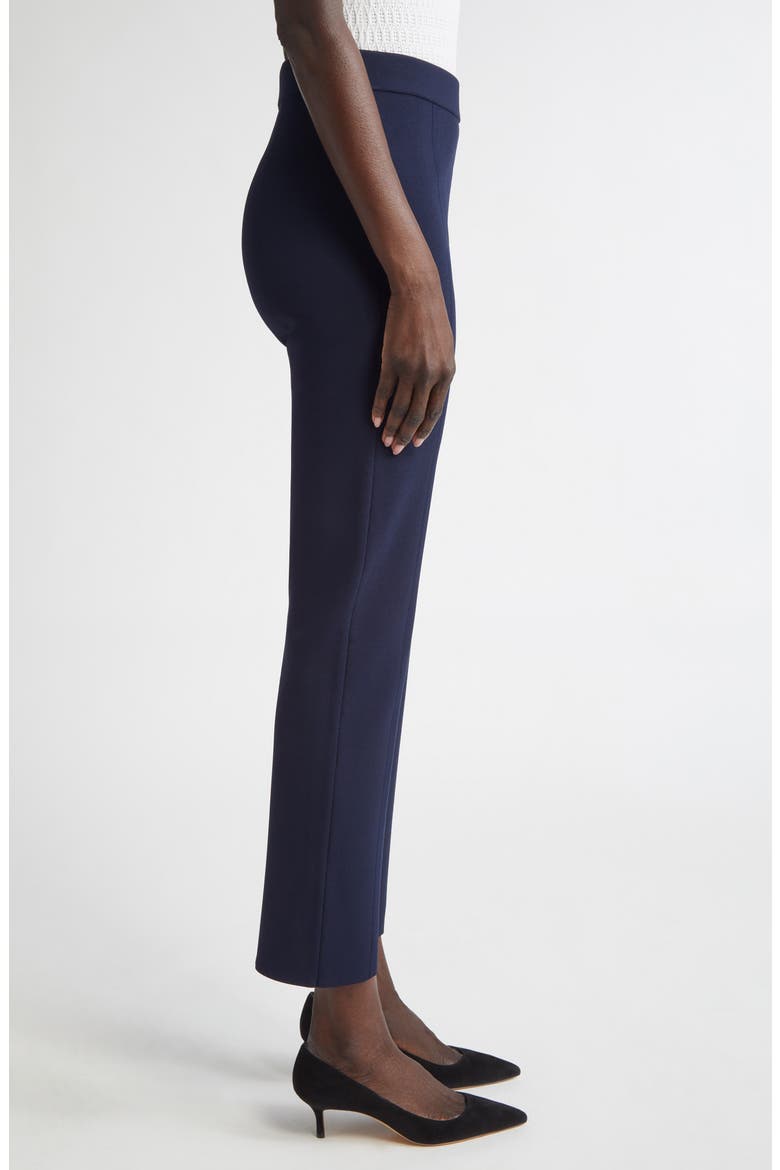 Quincy Knit Ankle Pants, Alternate, color, NAVY