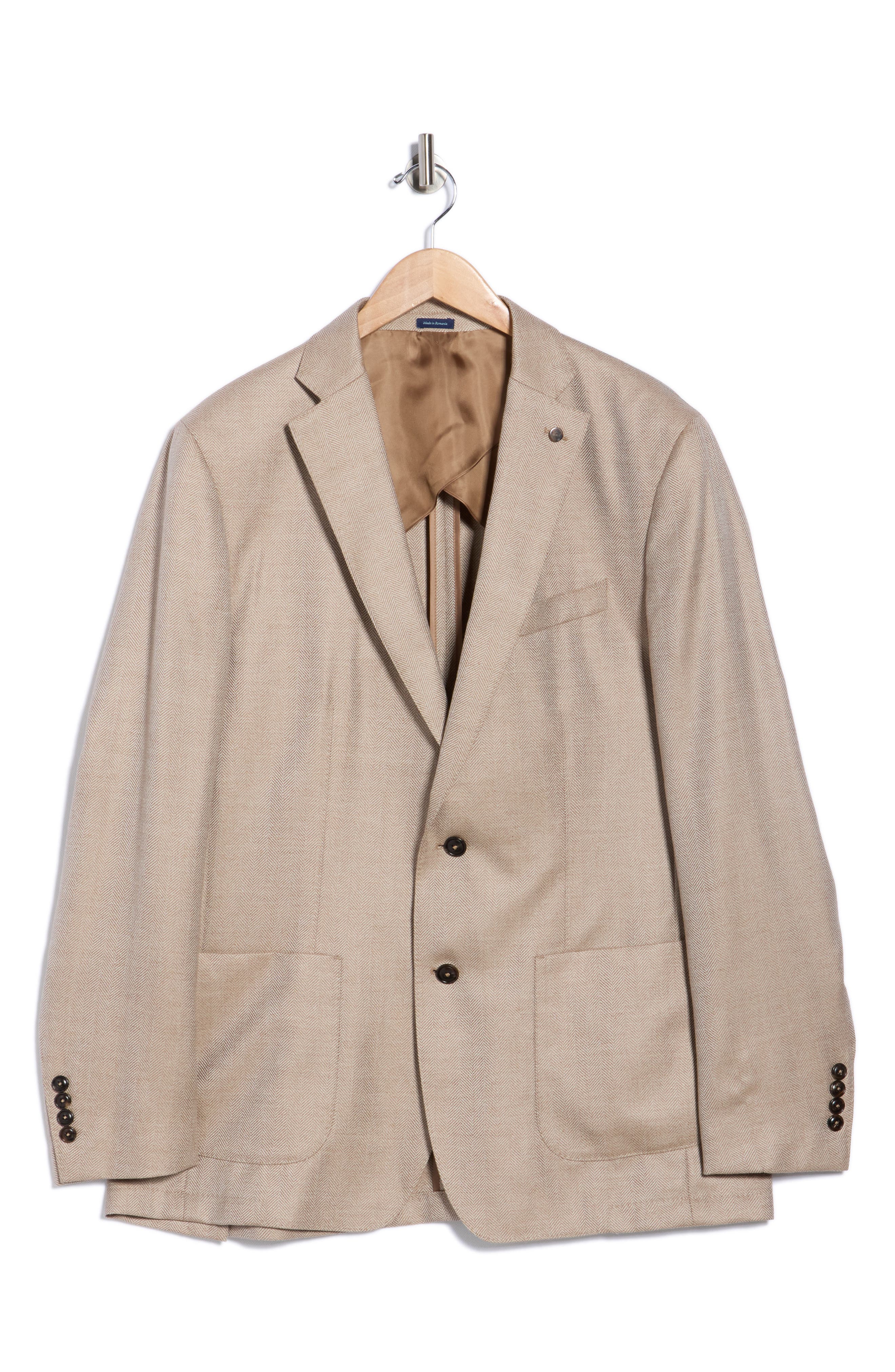 Peter Millar Cypress Herringbone Cashmere Blend Sport Coat