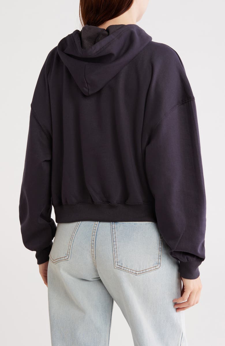 Billabong Lazy Daze Crop Hoodie, Alternate, color, Black 4