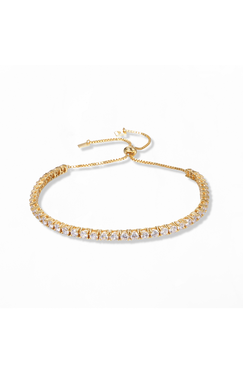 Rachelment Essential Tennis Bracelet, Main, color, Gold