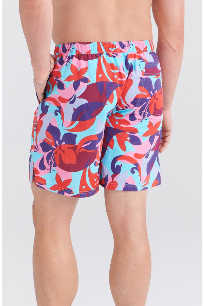 Go Coastal 2N1 7-Inch Swim Shorts, Alternate, color, TROPICAL LENS-MULTI