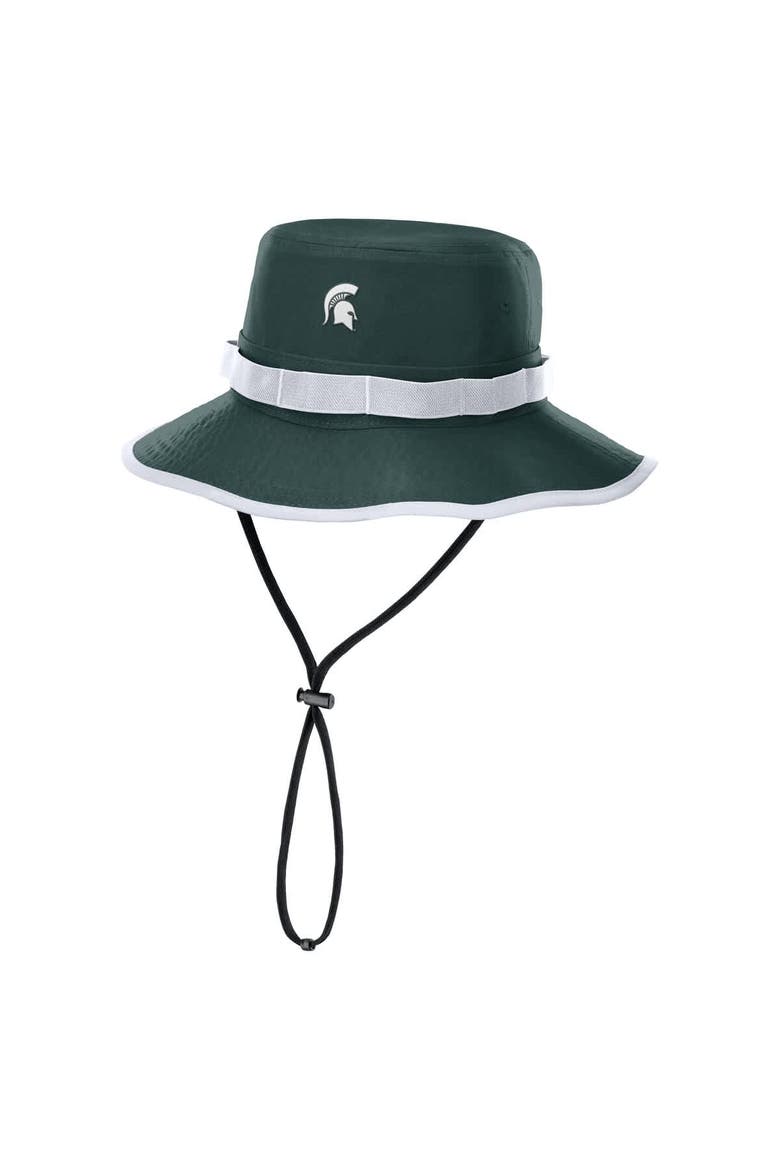 Men's Nike Green Michigan State Spartans 2025 Sideline Apex Boonie Bucket Hat, Alternate, color, Green
