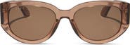 DIFF Drew 54mm Polarized Oval Sunglasses
