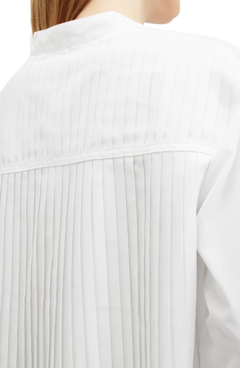 AllSaints Percy Oversize Button-Up Shirt, Alternate, color, White
