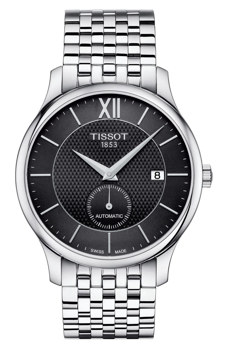 Tissot Tradition Automatic Bracelet Watch, 40mm, Main, color, 