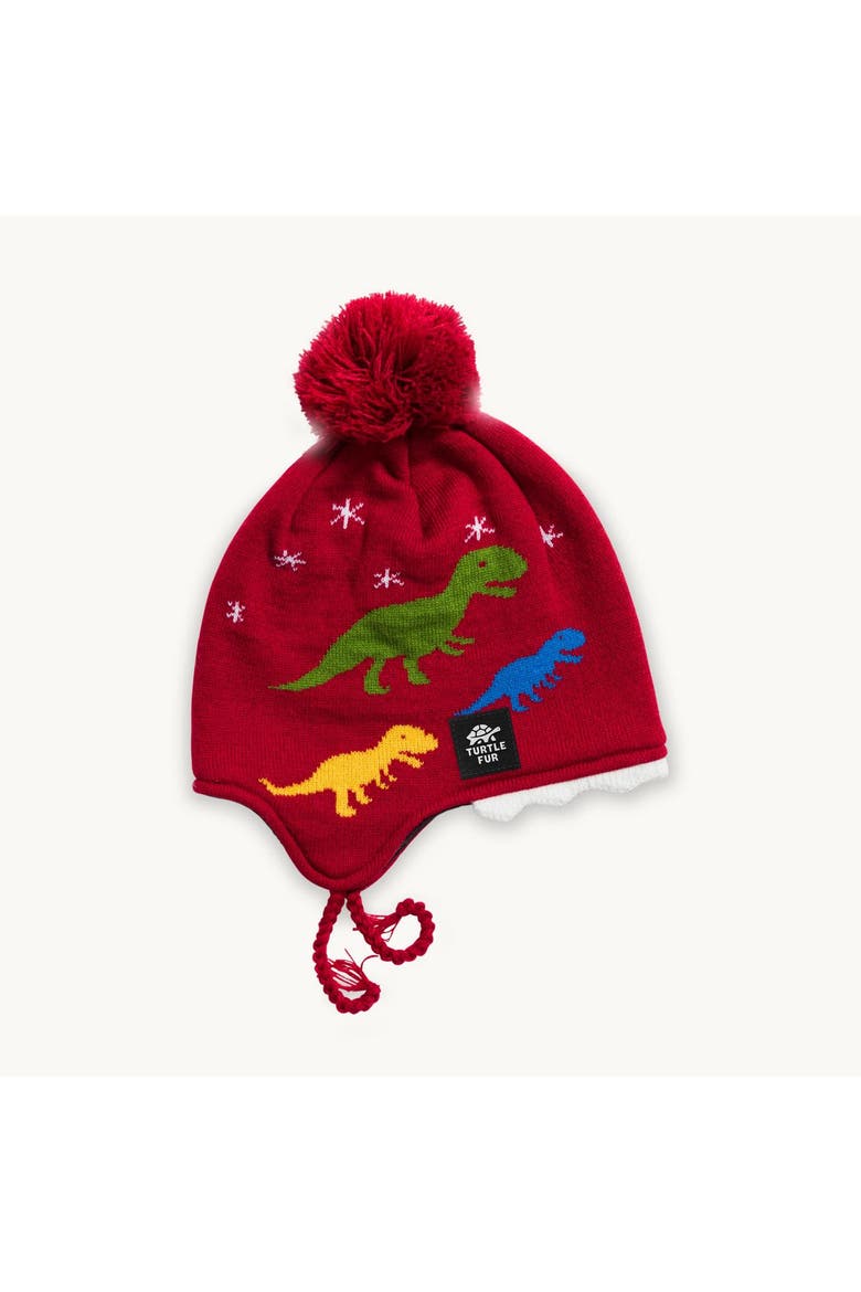 Toddler Chomp Chomp Winter Hat, Main, color, Red