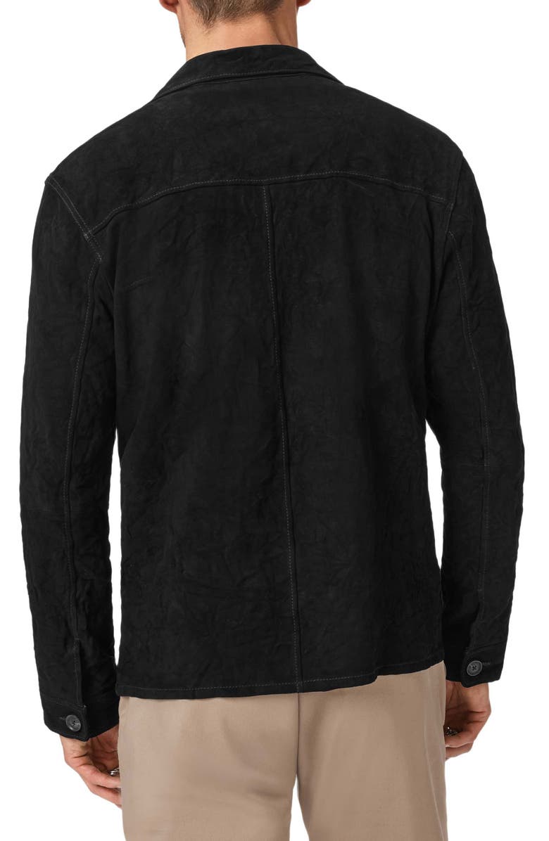 John Varvatos Jesse Suede Shirt Jacket, Alternate, color, 