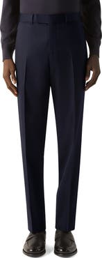 ZEGNA Straight Leg Wool Trousers