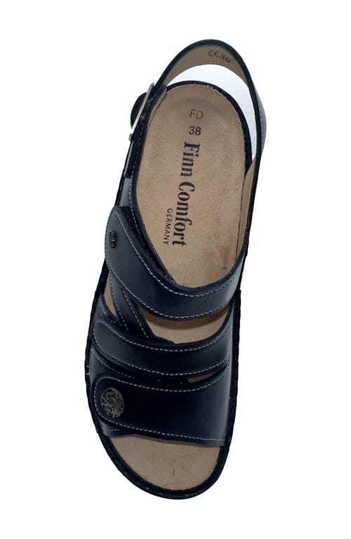 Finn Comfort Gomera-s Sandal In Blue Sapphire