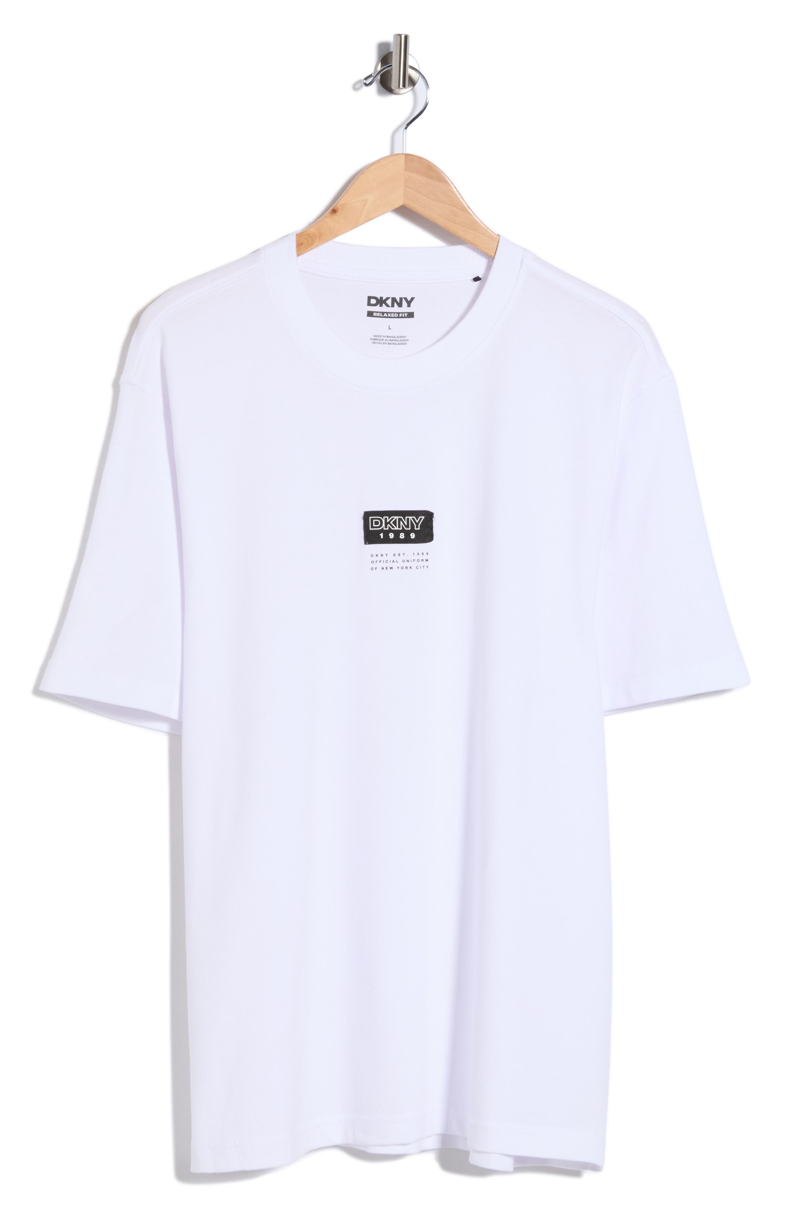DKNY SPORTSWEAR Uniform Logo Cotton T-Shirt