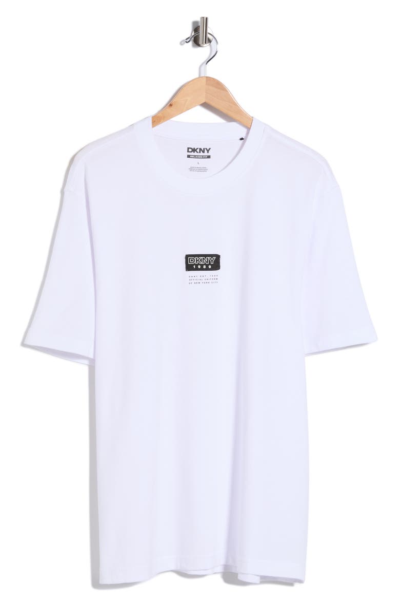 Uniform Logo Cotton T-Shirt, Alternate, color, WHITE
