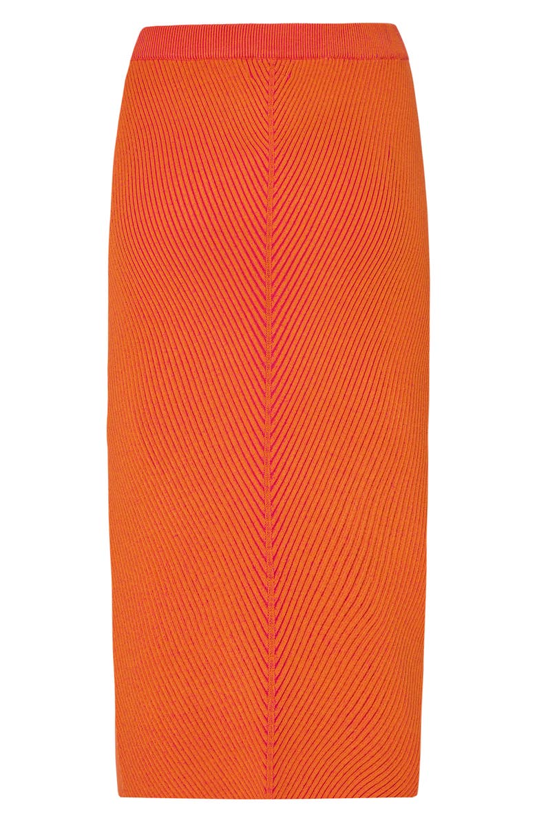 Milly Rib Midi Sweater Skirt, Alternate, color, 