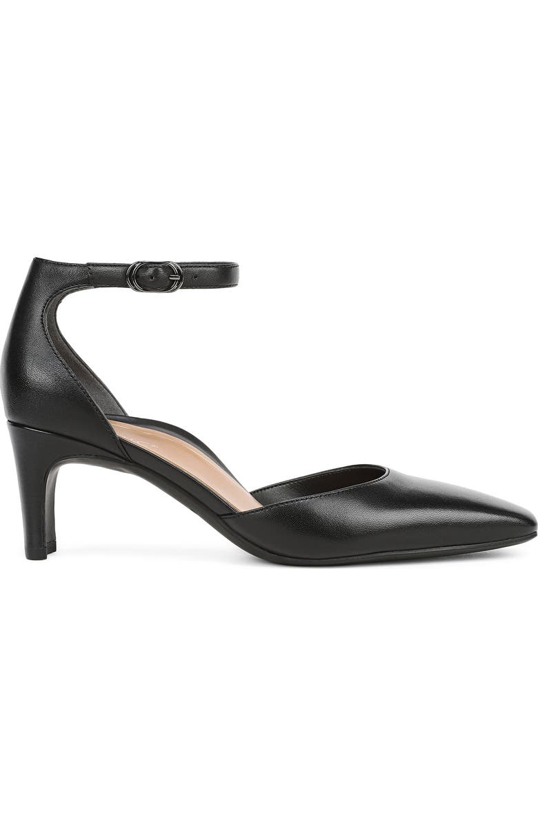 Vionic Scarlett Ankle Strap Pump, Alternate, color, Black Leather