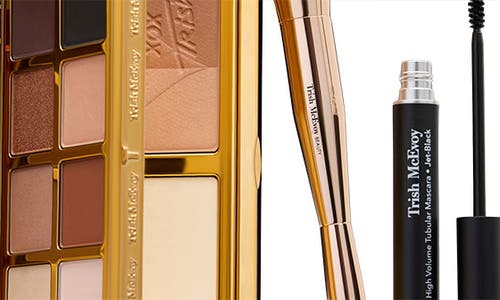 Trish Mcevoy Eye & Face Makeup Wardrobing® Collection Set $368 Value In Brown