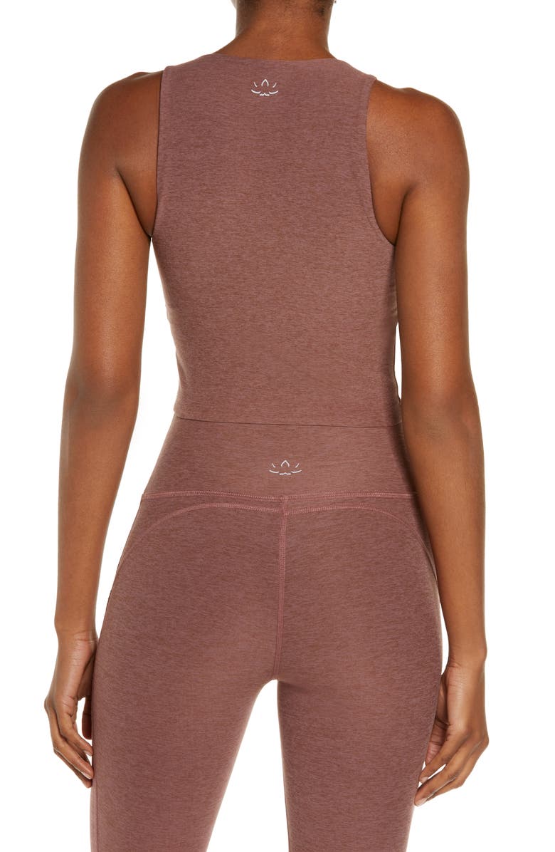 Beyond Yoga Space Dye Square Neck Crop Tank, Alternate, color,