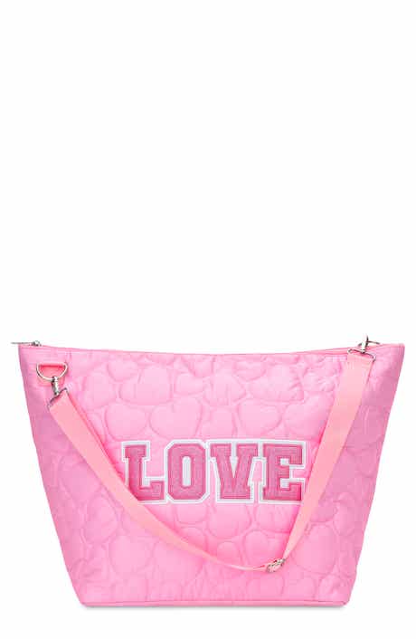 Iscream Kids' Love Heart Quilted Weekend Bag
