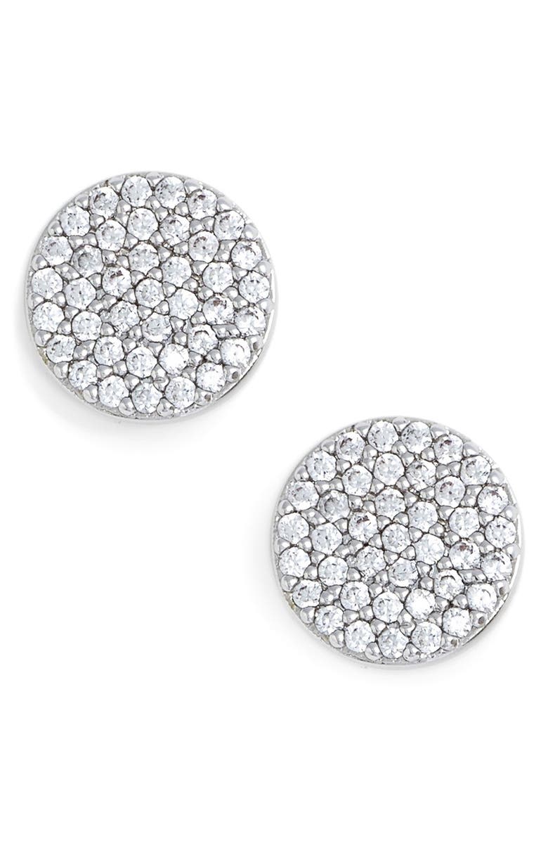 Nadri 'Geo' Stud Earrings, Main, color, 