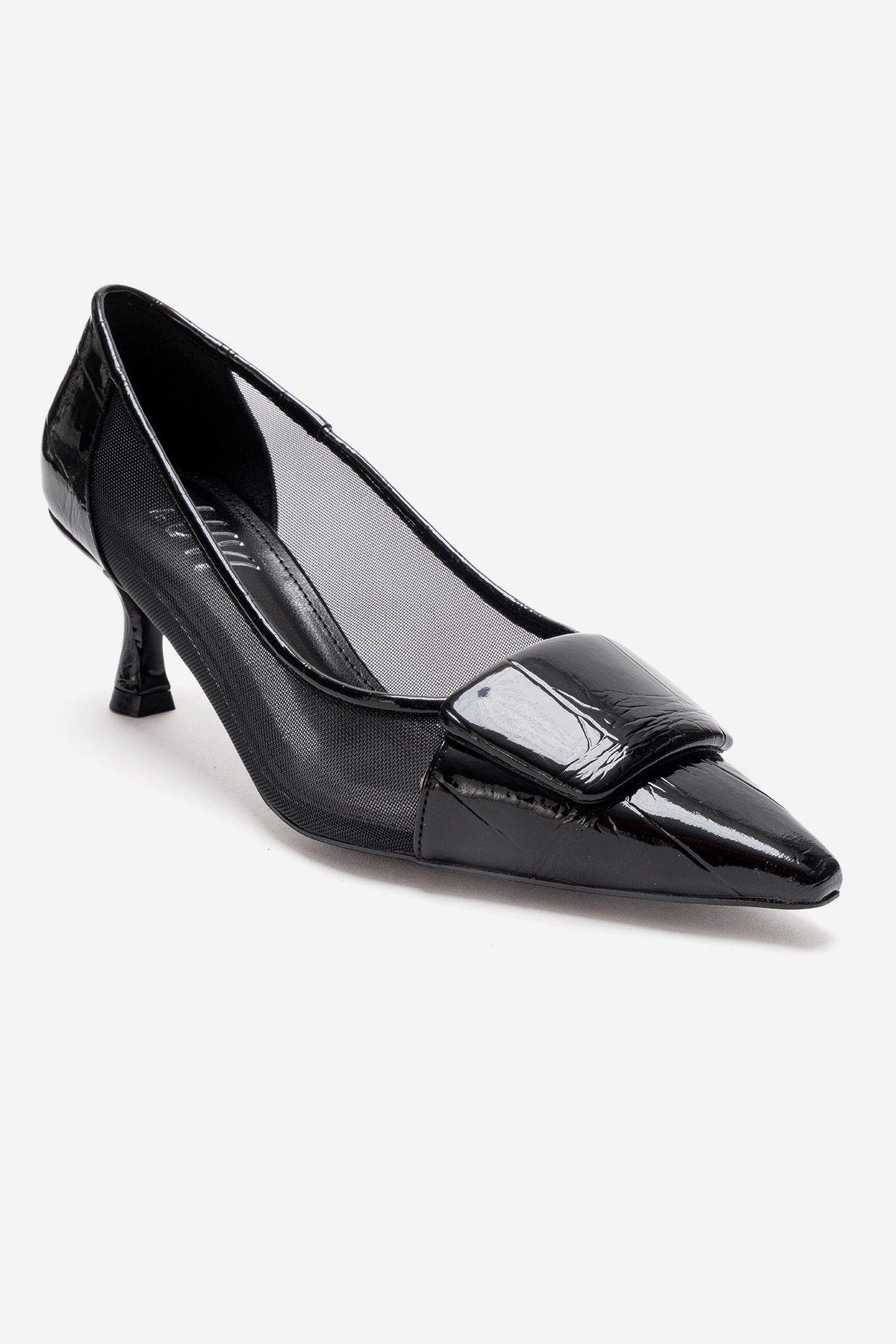 Prologue Shoes Ola Stiletto Pump, Main, color, Black Patent