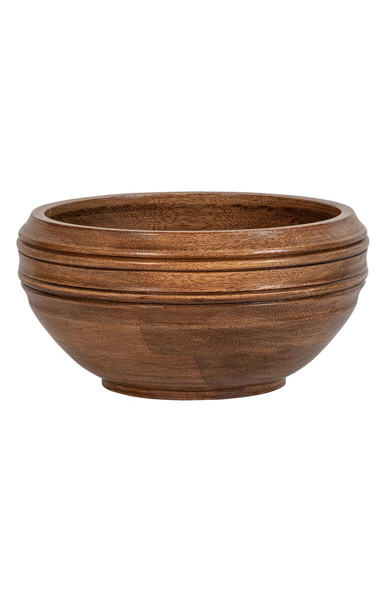 Juliska Bilbao Wood 10-Inch Serving Bowl, Main, color, Brown