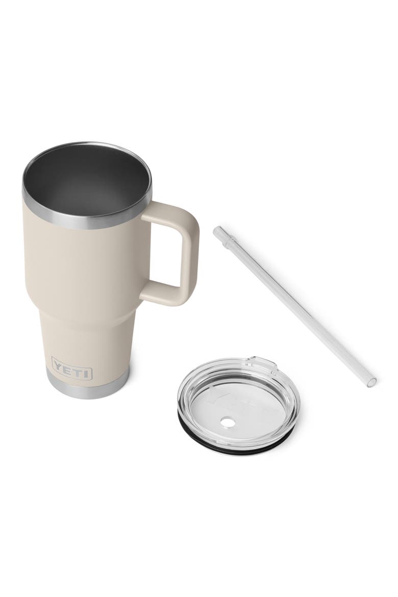 Rambler 35-Ounce Straw Mug, Alternate, color, CAPE TAUPE