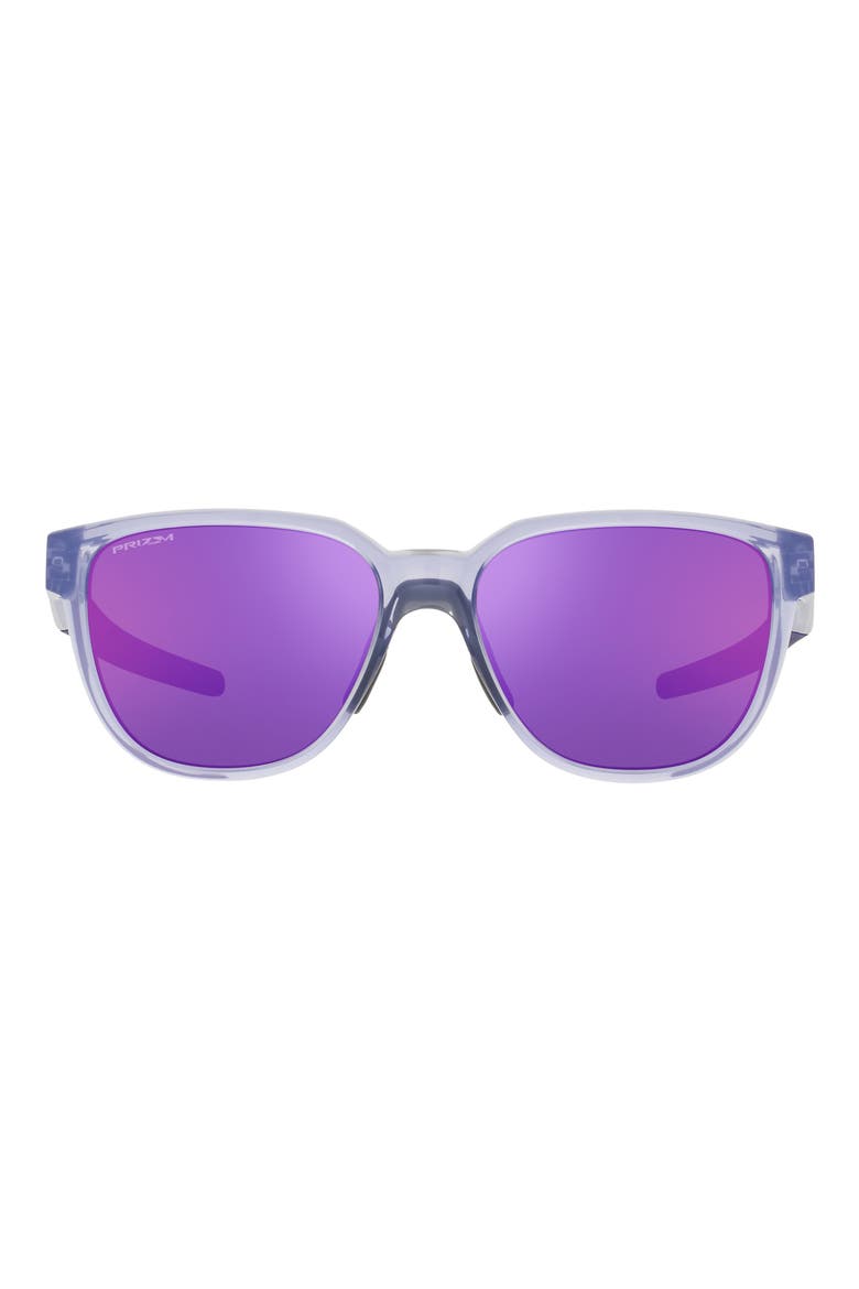 Actuator 57mm Low Bridge Fit Prizm™ Rectangular Sunglasses, Main, color, TRANS LILAC