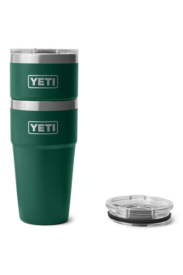 Rambler 20-Ounce Stackable Cup, Alternate, color, BLACK FOREST GREEN