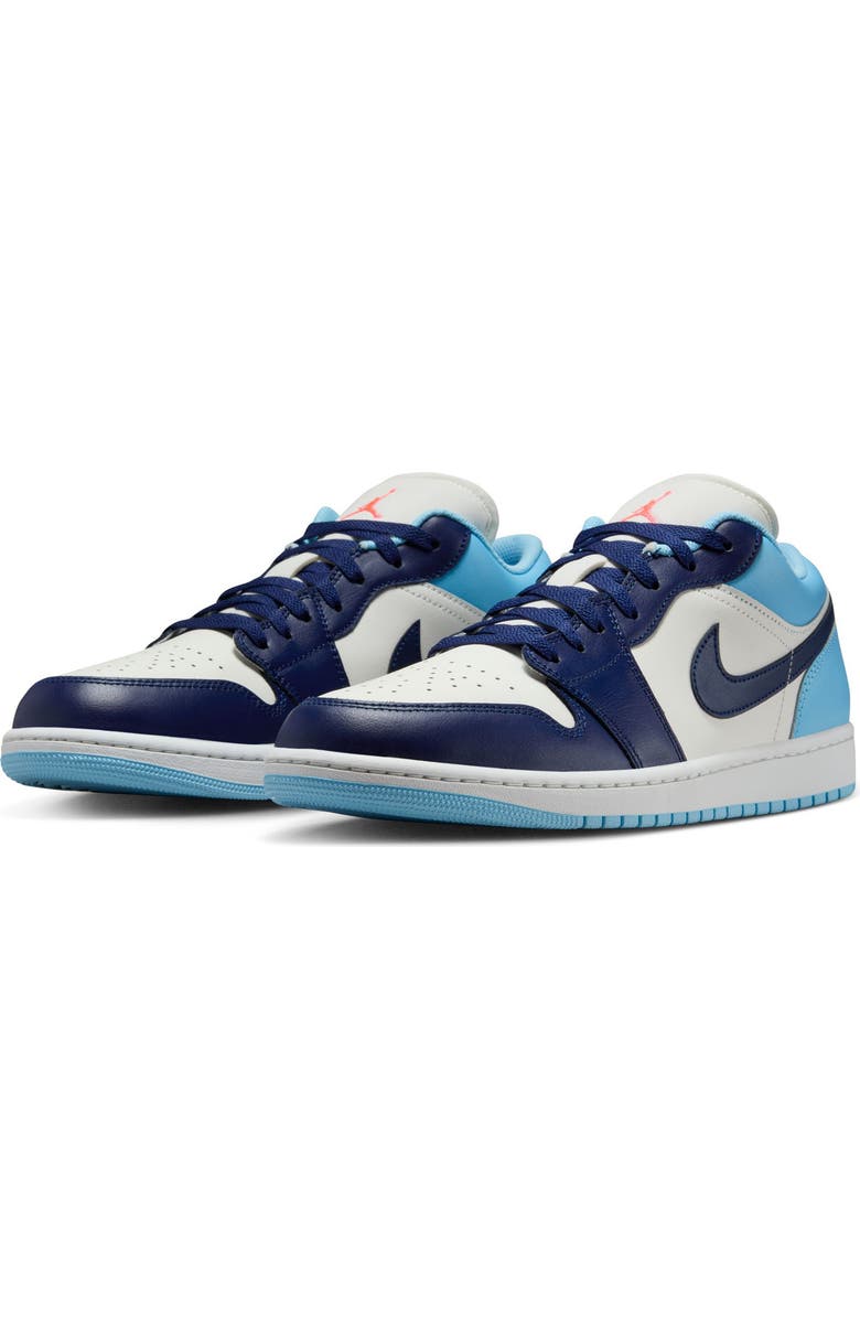 Jordan Air Jordan 1 Low Sneaker, Main, color, Sail/ Blue Void