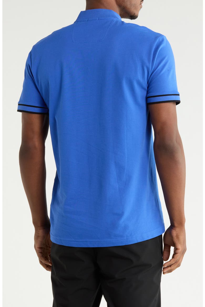 Pariq Quarter Zip Knit Polo, Alternate, color, MEDIUM BLUE