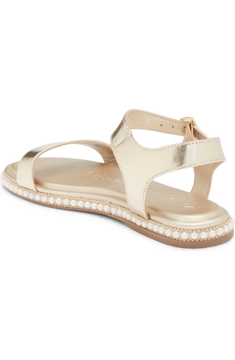 KARL LAGERFELD PARIS Claire Sandal, Alternate, color, White Gold