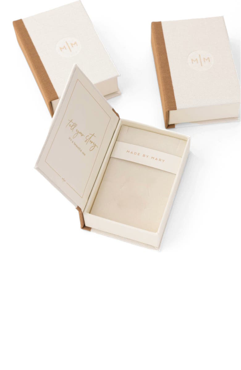 MADE BY MARY Mama Disc Necklace, Alternate, color, Silver