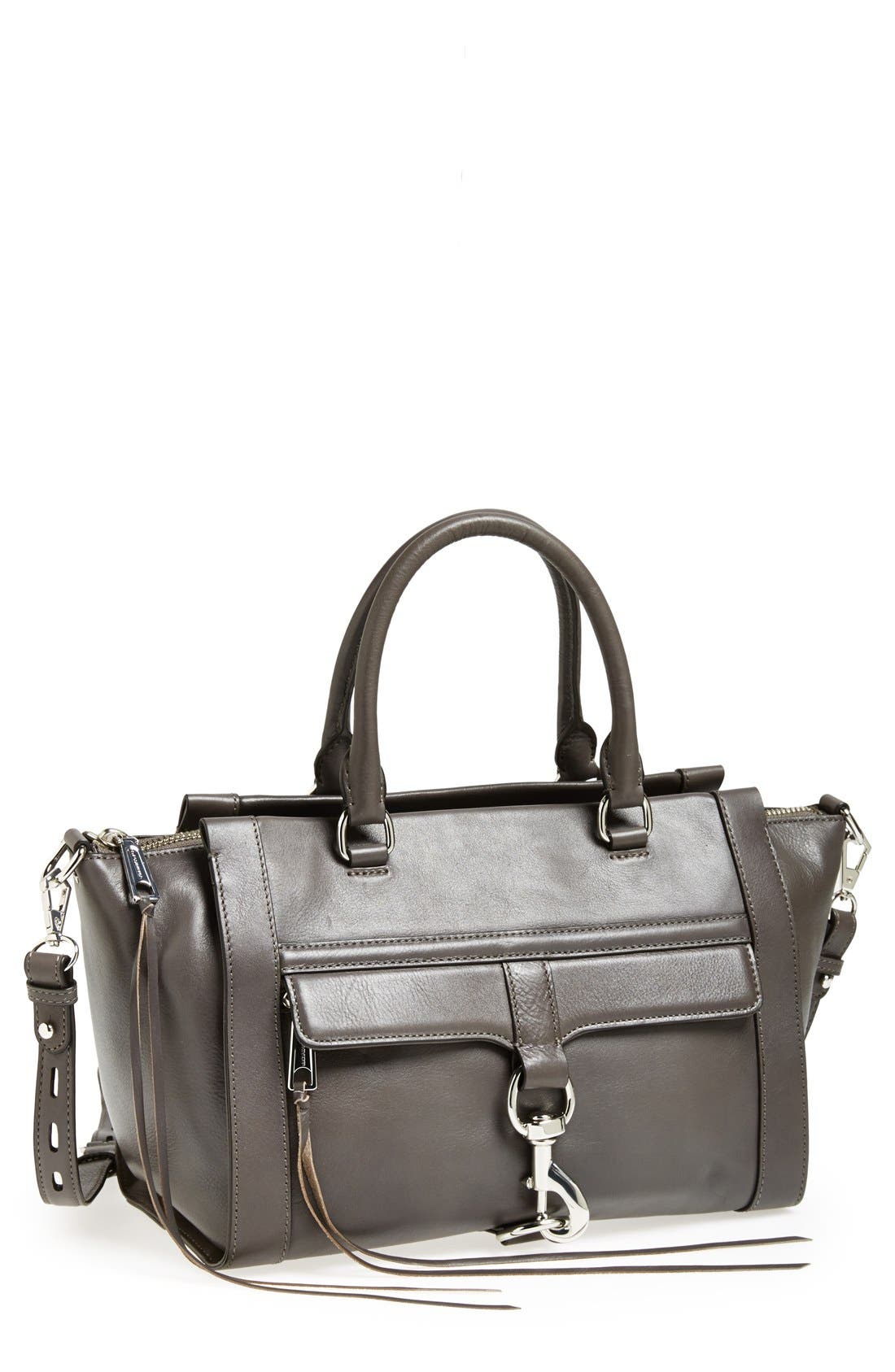 'Bowery' Satchel, Main, color, CHARCOAL