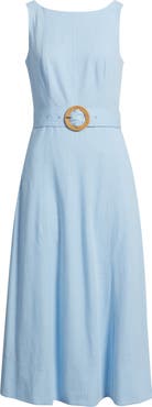 Eliza J Sleeveless Midi Dress