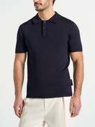 Manière De Voir Bryn Luxe Knitted Polo Top