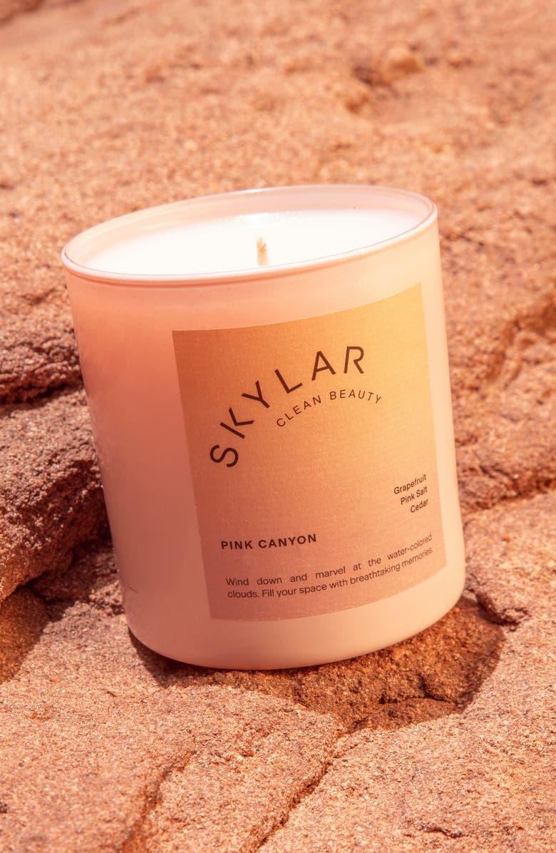 Skylar Pink Canyon Scented Candle, Alternate, color,