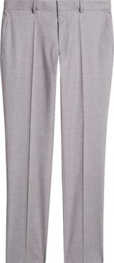 BOSS Genius Slim Fit Wool Blend Mélange Dress Pants