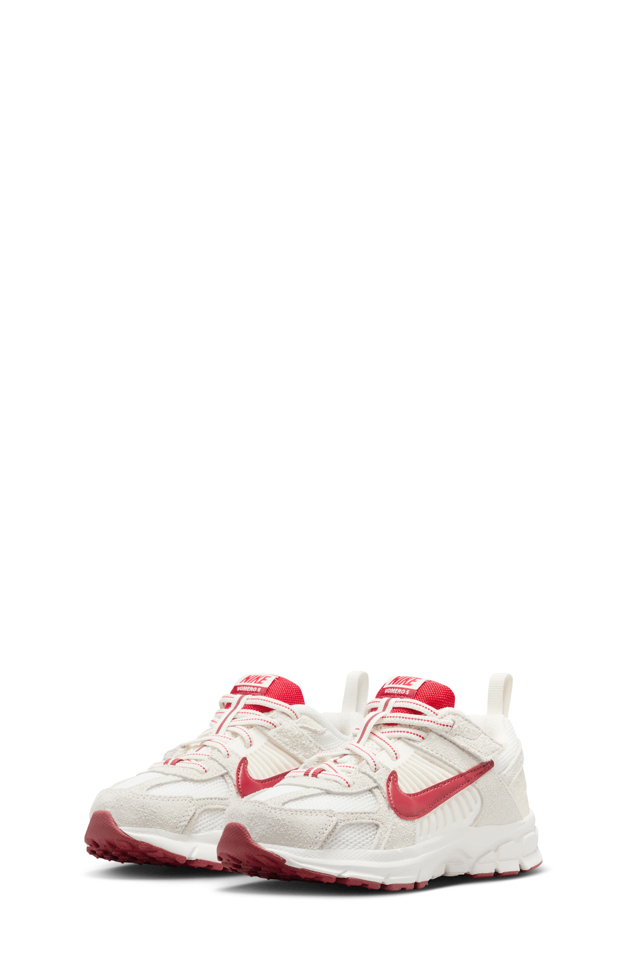 Nike Kids' Vomero 5 SE Sneaker, Main, color, Sail/ Crimson/ University Red
