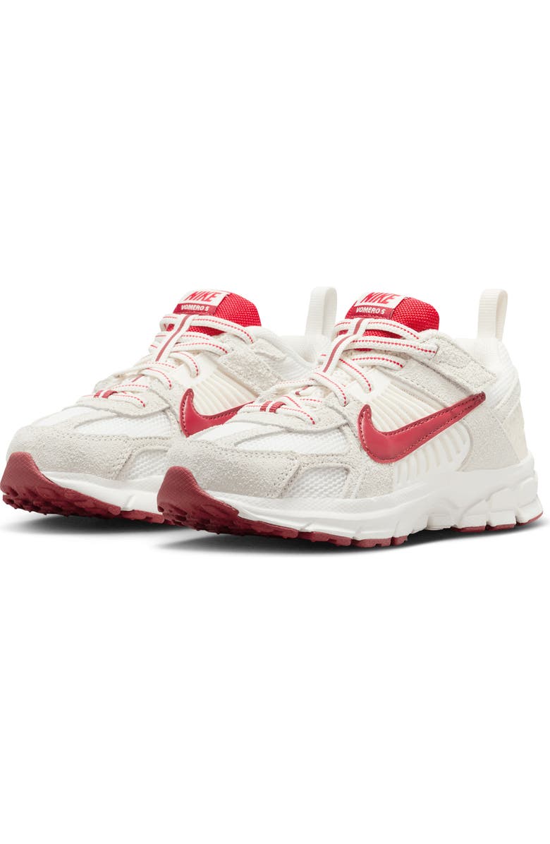 Nike Kids' Vomero 5 SE Sneaker, Main, color, Sail/ Crimson/ University Red