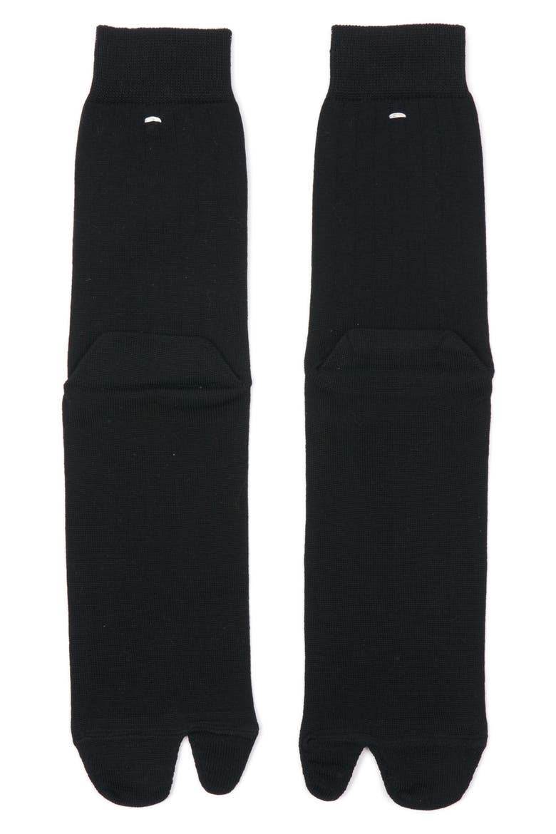Tabi Socks, Alternate, color, BLACK